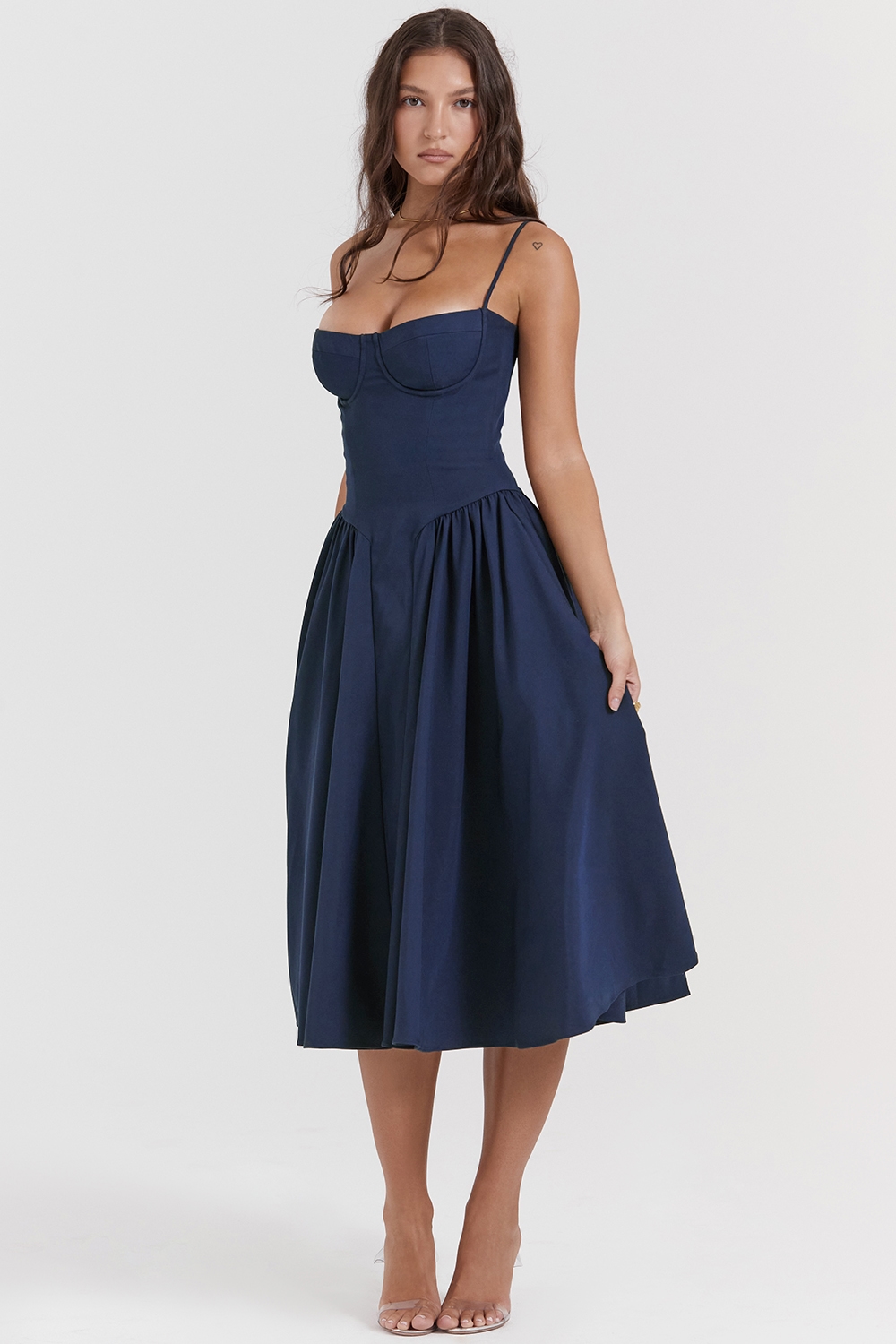 Samaria  French Navy Corset Sundress — image 9