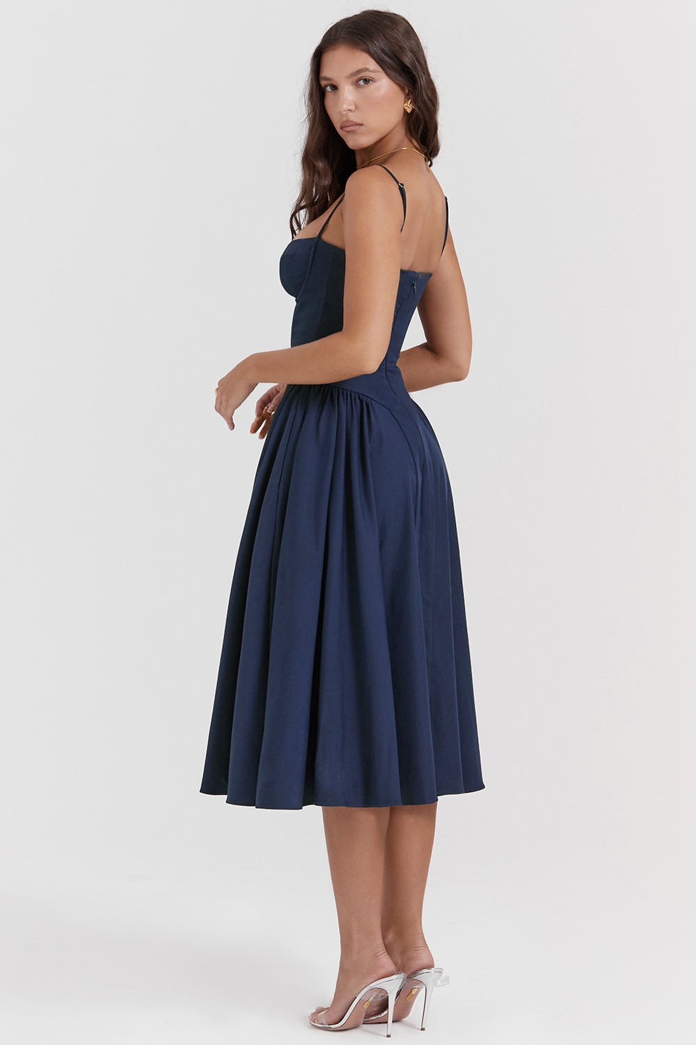Samaria  French Navy Corset Sundress — image 11