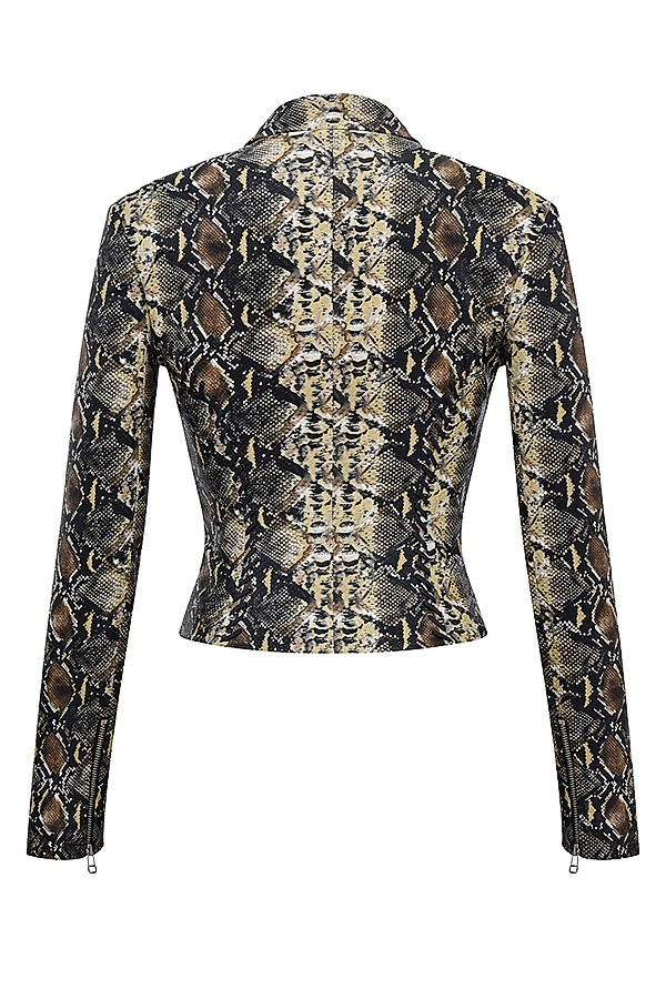 Vani  Snake Print Fitted Jacket — image 14