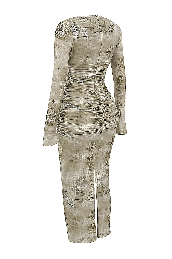 Lanetta  Pale Sage Print Maxi Dress — image 17