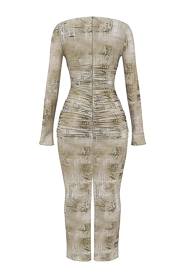 Lanetta  Pale Sage Print Maxi Dress — image 18